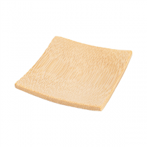 MINI ASSIETTES  6x6 CM NATUREL BAMBOU (24 UNITÉ) - Garcia de Pou