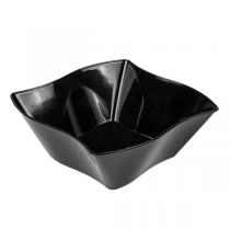 MISES EN BOUCHE RÉUTILISABLES "ÉTOILE" 150 ML 9x9x3,5 CM NOIR PS (600 UNITÉ) - Garcia de Pou