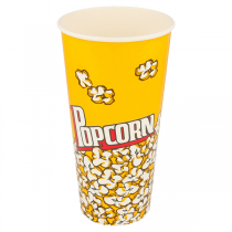 RÉCIPIENTS POUR POP-CORN 720 ML 230 +20 PE G/M2 Ø 9,6x17,7 CM CARTON (1000 UNITÉ) - Garcia de Pou