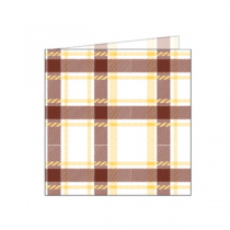 SERVIETTES "LIKE LINEN - SCOTTISH" 70 G/M2 40x40 CM MARRON SPUNLACE (600 UNITÉ) - Garcia de Pou