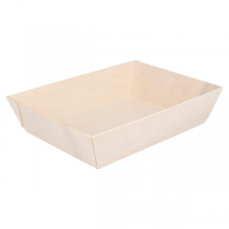 PLATEAU REPAS  18x13x4 CM NATUREL BOIS (50 UNITÉ) - Garcia de Pou