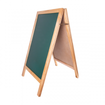 ARDOISE EN ANGLE 2 FACES  65x80x115 CM VERT BOIS (1 UNITÉ) - Garcia de Pou