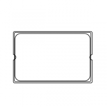 COUVERCLE 1/1 POUR RÉFÉRENCE 181.63/64/65  53x32,5x3,7 CM ARGENTE INOX (1 UNITÉ) - Garcia de Pou