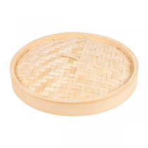 COUVERCLES MAXI DIM-SUM  Ø 30x3 CM NATUREL BAMBOU (4 UNITÉ) - Garcia de Pou