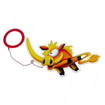 24 JEUX "RACKET RING"  23 CM ASSORTI PAPIER (1 UNITÉ) - Garcia de Pou