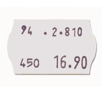 1000 U. ÉTIQUETTES POUR RÉFÉRENCE 141.06 / 141.07  2,6x1,6 CM BLANC ADHESIF (20 UNITÉ) - Garcia de Pou