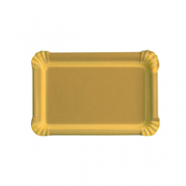 PLATEAUX RECTANGULAIRES  550 G/M2 16x22 CM OR CARTON (50 UNITÉ) - Garcia de Pou