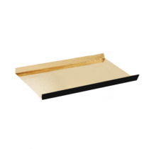 FONDS PLIÉS  380 G/M2 10x4,5+1,5 CM OR/NOIR CARTON (200 UNITÉ) - Garcia de Pou