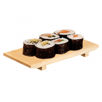 BASE SUSHI  27,5x18x2,5 CM NATUREL BAMBOU (1 UNITÉ) - Garcia de Pou