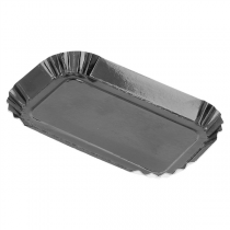 MINI PLATEAUX 325 G/M2 4x8 CM NOIR CARTON (100 UNITÉ) - Garcia de Pou