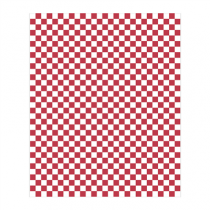 PAPIER INGRAISSABLES BASKET PFAS FREE "FITIPALDI" 35 G/M2 31x31 CM ROUGE PARCH.INGRAISSABLE (1000 UNIT&Eacute;)
