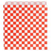 PAPIER INGRAISSABLES OUVERT 2 C&Ocirc;T&Eacute;S FAST FOOD PFAS FREE "FITIPALDI" 35 G/M2 16x16,5 CM ROUGE PARCH.INGRAISSABLE (500 UNIT&Eacute;)
