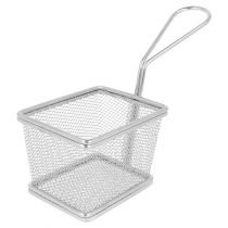 MINI FRITEUSES 1 PORTION "ARTINOX"  10x7,8x7 CM CHROME ACIER (6 UNITÉ) - Garcia de Pou