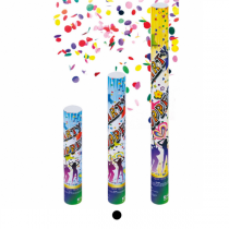 12 TUBES CONFETTI SHOOTER  40 (h) CM ASSORTI (1 UNITÉ) - Garcia de Pou