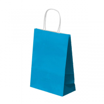 SACS SOS AVEC ANSES  80 G/M2 20+10x29 CM BLEU TURQUOISE CELLULOSE (250 UNITÉ) - Garcia de Pou