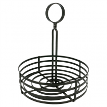 BASKET CONDIMENTS  Ø 20x20 CM NOIR FER (1 UNITÉ) - Garcia de Pou