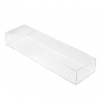 PLATEAU PRODUITS D"ACCUEIL  24x6,8x3,7 CM TRANSPARENT METACRYLATE (1 UNITÉ) - Garcia de Pou