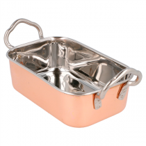 MINI BACS AVEC ANSES "ARTINOX"  14,5x9,5x4,5 CM CUIVRE INOX (6 UNITÉ) - Garcia de Pou