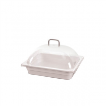 COUPOLE 1/2 GN  33x27x14,5 CM TRANSPARENT POLYCARBONATE (1 UNITÉ) - Garcia de Pou