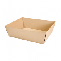 CORBEILLES MICROCANNELURE  382 G/M2 39x30x13 CM KRAFT (20 UNITÉ) - Garcia de Pou