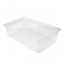 BAC GASTRONORM 1/1 19,1 L 53x32,5x15 CM TRANSPARENT POLYCARBONATE (1 UNITÉ) - Garcia de Pou