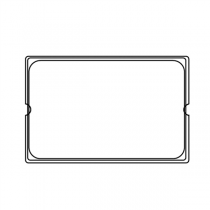 COUVERCLE 1/1 POUR RÉFÉRENCE 202.01/02/03 113.41  53x32,5 CM TRANSPARENT POLYCARBONATE (1 UNITÉ) - Garcia de Pou