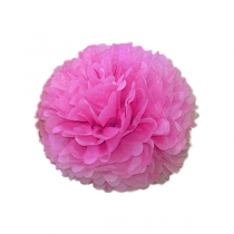 POM POM FLOWER  Ø 35 CM FUCHSIA (10 UNITÉ) - Garcia de Pou