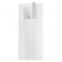 SERVIETTES KANGOUROU PLUS  45 G/M2 40x45 CM BLANC AIRLAID (720 UNITÉ) - Garcia de Pou