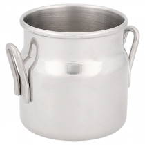 MINI POTS À LAIT "ARTINOX" 90 ML Ø 4,5x5 CM ARGENTE INOX (12 UNITÉ) - Garcia de Pou