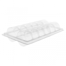 BLISTERS 12 MACARONS  13,3x22,5x5 CM TRANSPARENT PET (75 UNITÉ) - Garcia de Pou