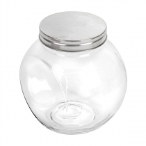 POT POUR STOCKER SPHÉRIQUE 1,7 L 16x11,5x16 CM TRANSPARENT VERRE (12 UNITÉ) - Garcia de Pou