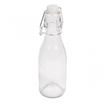 BOUTEILLE + FERMETURE CLIP 250 ML Ø 5,5x19,5 CM TRANSPARENT VERRE (48 UNITÉ) - Garcia de Pou