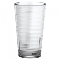 GOBELETS AVEC RELIEF 400 ML Ø 8x13,5 CM TRANSPARENT POLYCARBONATE (24 UNITÉ) - Garcia de Pou