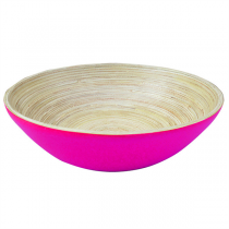 BOLS  Ø 20x6 CM FUCHSIA BAMBOU (1 UNITÉ) - Garcia de Pou