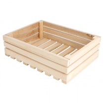 BOÎTE PRÉSENTATION BUFFET  20,3x15,2x6 CM NATUREL BOIS (1 UNITÉ) - Garcia de Pou