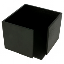 DISTRIBUTEUR SERVIETTES  13,5x13,5x10 CM NOIR BAMBOU (1 UNITÉ) - Garcia de Pou