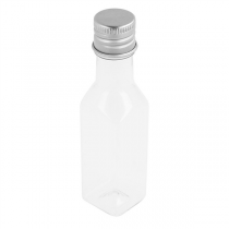 FLACONS AVEC BOUCHON EN ALUMINIUM 35 ML Ø2,5x9,6 CM TRANSPARENT PET (100 UNITÉ) - Garcia de Pou