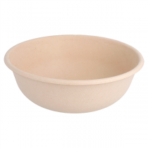 SALADIERS "BIONIC" 750 ML Ø 17x6,1 CM NATUREL BAGASSE (500 UNITÉ) - Garcia de Pou