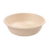 SALADIERS "BIONIC" 950 ML Ø 18,6x6,1 CM NATUREL BAGASSE (500 UNITÉ) - Garcia de Pou