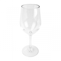 VERRES À PIED À VIN 300 ML Ø 6,2/7,4x20 CM TRANSPARENT POLYCARBONATE (24 UNITÉ) - Garcia de Pou