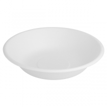 ASSIETTES CREUSES "BIONIC" 460 ML Ø 16x3,6 CM BLANC BAGASSE (1000 UNITÉ) - Garcia de Pou