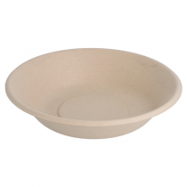 ASSIETTES CREUSES "BIONIC" 680 ML Ø 19x4 CM NATUREL BAGASSE (1000 UNITÉ) - Garcia de Pou