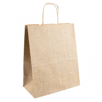 SACS SOS AVEC ANSES "ARPILLERA" 80 G/M2 26+14x32 CM NATUREL KRAFT (250 UNITÉ) - Garcia de Pou