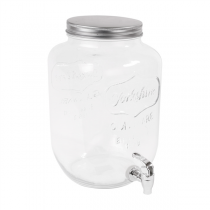 DISTRIBUTEUR DE BOISSONS 8 L Ø 19,5x31 CM TRANSPARENT VERRE (1 UNITÉ) - Garcia de Pou