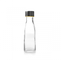 BOUTEILLE + BOUCHON ACIER 285 ML Ø 5,5x18 CM TRANSPARENT VERRE (48 UNITÉ) - Garcia de Pou