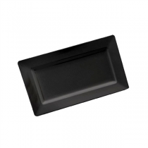 PLATEAUX RECTANGULAIRES "ASAMI WARE"  44,5x22x4,5 CM NOIR MÉLAMINE (6 UNITÉ) - Garcia de Pou