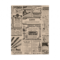 PAPIER INGRAISSABLES FAST FOOD PFAS FREE "TIMES" 38 G/M2 28x34 CM NATUREL PARCH.INGRAISSABLE (1000 UNIT&Eacute;)