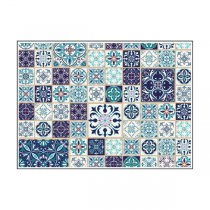 SETS DE TABLE OFFSET "AZULEJOS" 70 G/M2 31x43 CM QUADRICHROMIE PAPIER (2000 UNITÉ) - Garcia de Pou