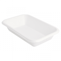 PLATEAUX "BIONIC" 425 ML 18x12x3,5 CM BLANC BAGASSE (600 UNITÉ) - Garcia de Pou