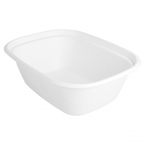 PLATEAUX "BIONIC" 1800 ML 23,1x18,2x7,7 CM BLANC BAGASSE (300 UNITÉ) - Garcia de Pou